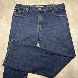 Levis 517 Boot Cut Denim Jeans Mens 38x34 Blue Western Cowboy Rodeo VTG USA